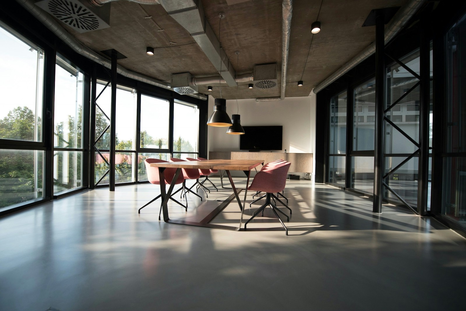 Reception area with neighbourhood map showing Dupont Street studio location